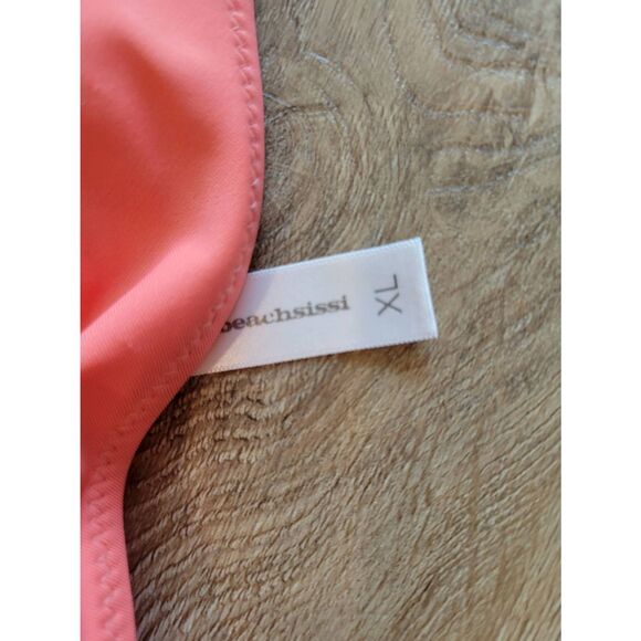 Halter swimwear swim top new xlg coral - Picture 2 of 5
